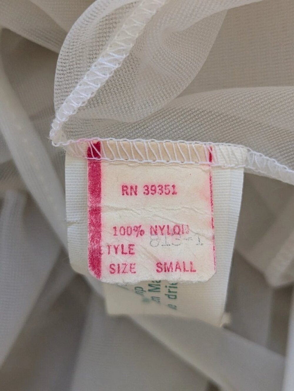 VTG Jenelle CA Peignoir Set Gown Negligee Robe Bride White OffWhite USA Embroidy - Picture 12 of 15